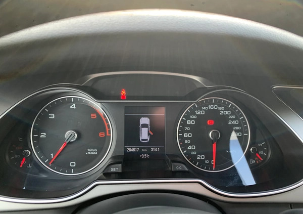 Audi A4 cena 46000 przebieg: 284617, rok produkcji 2014 z Milicz małe 631